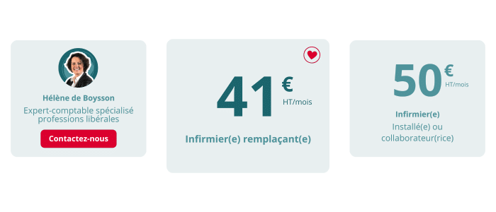 Hélène de Boysson, expert-comptable pour infirmière